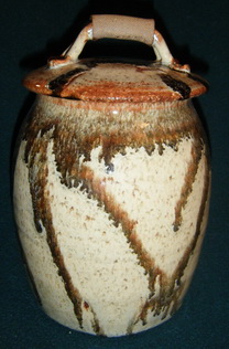 Cream Temmoku Strap Jar_resize.jpg