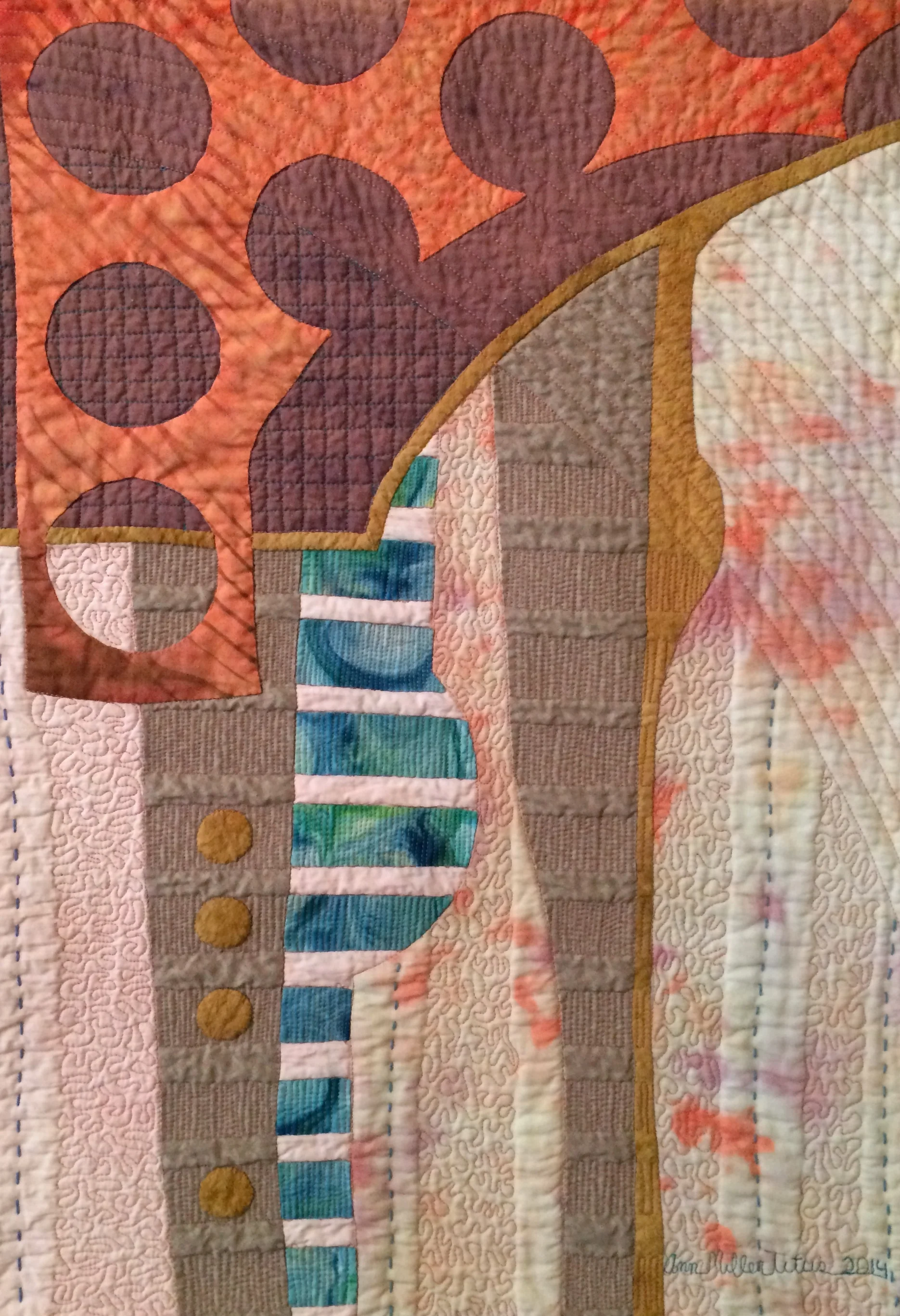 The final piece..."Her Seams Are Always Straight"