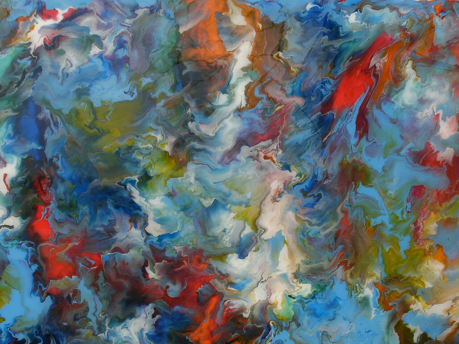 An Escape from the Chaos:  Paintings by Kevin Warning