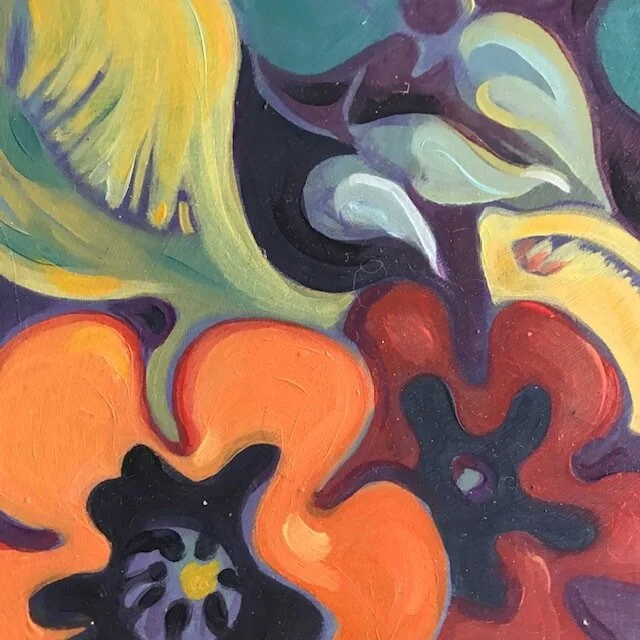 Drenching her Canvases...Guest Artist Terri Shay