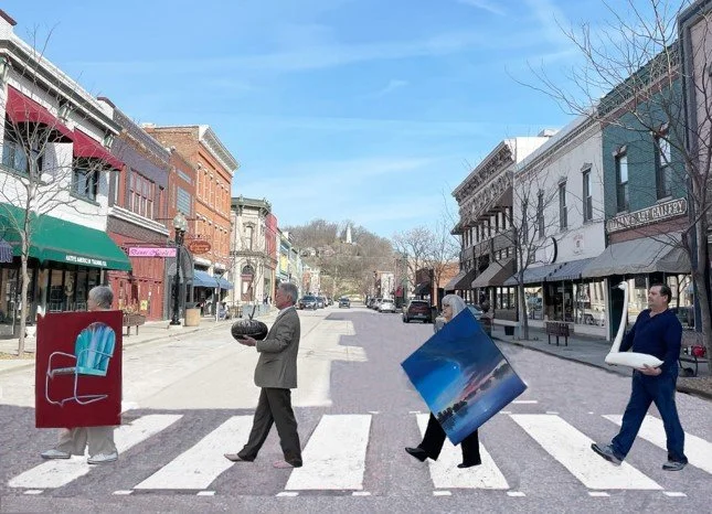 Why did the Artists Cross the Road?