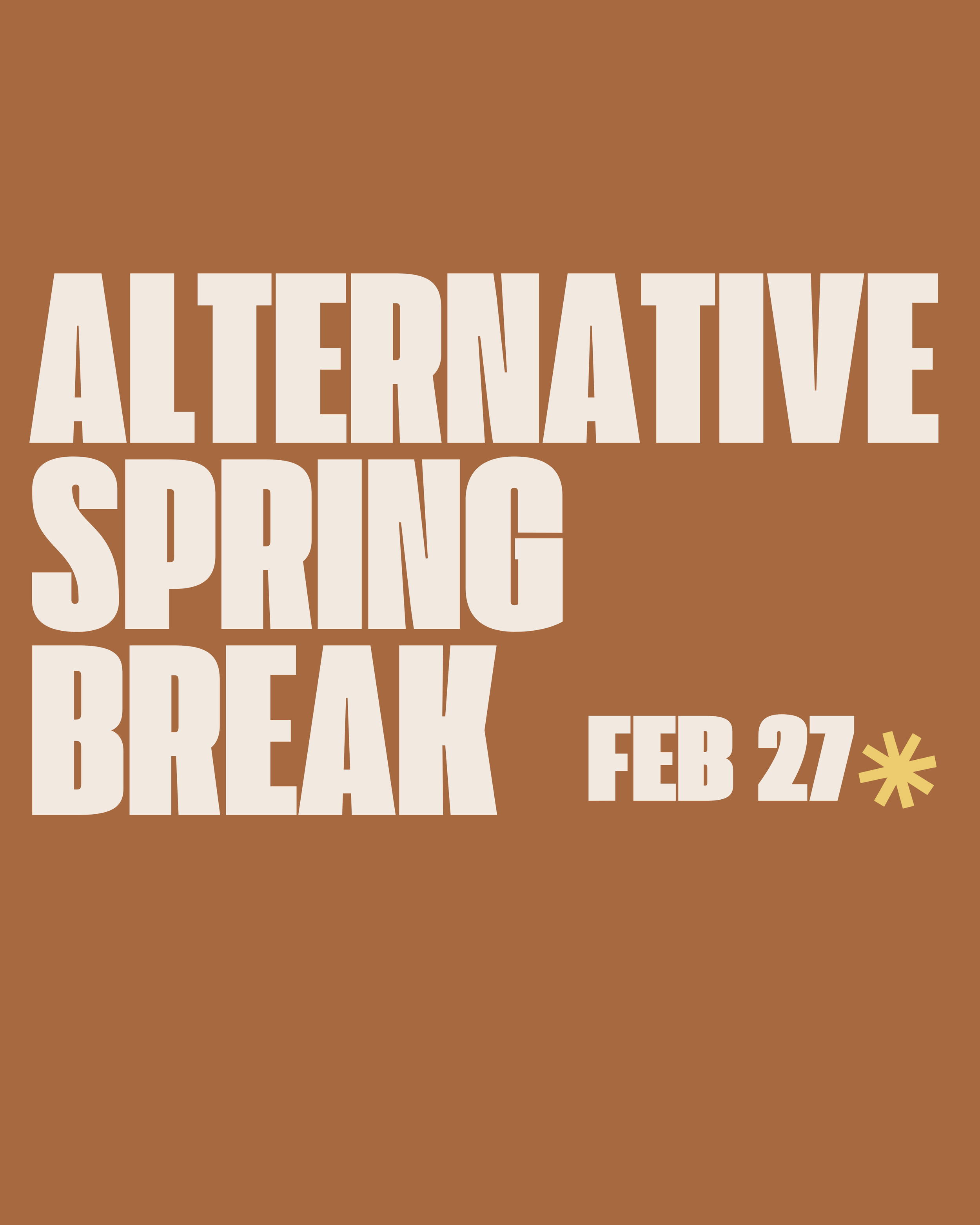 Alternative Spring Break
