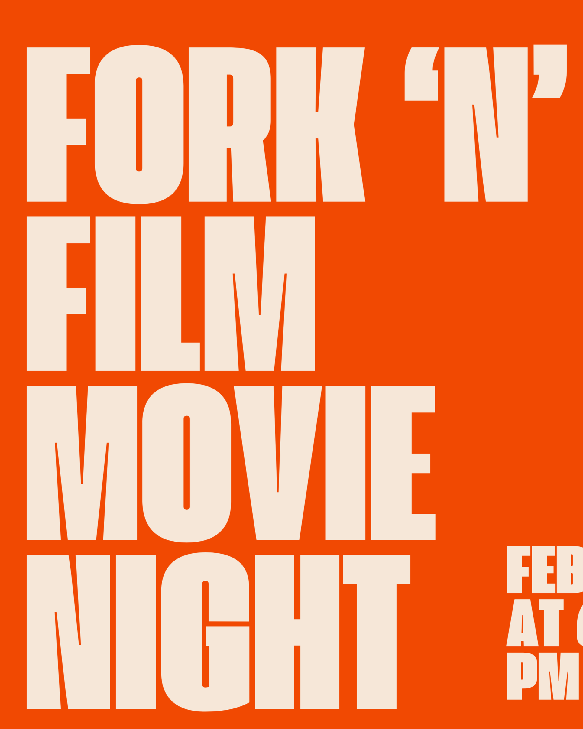 Fork 'n' Film Movie Night