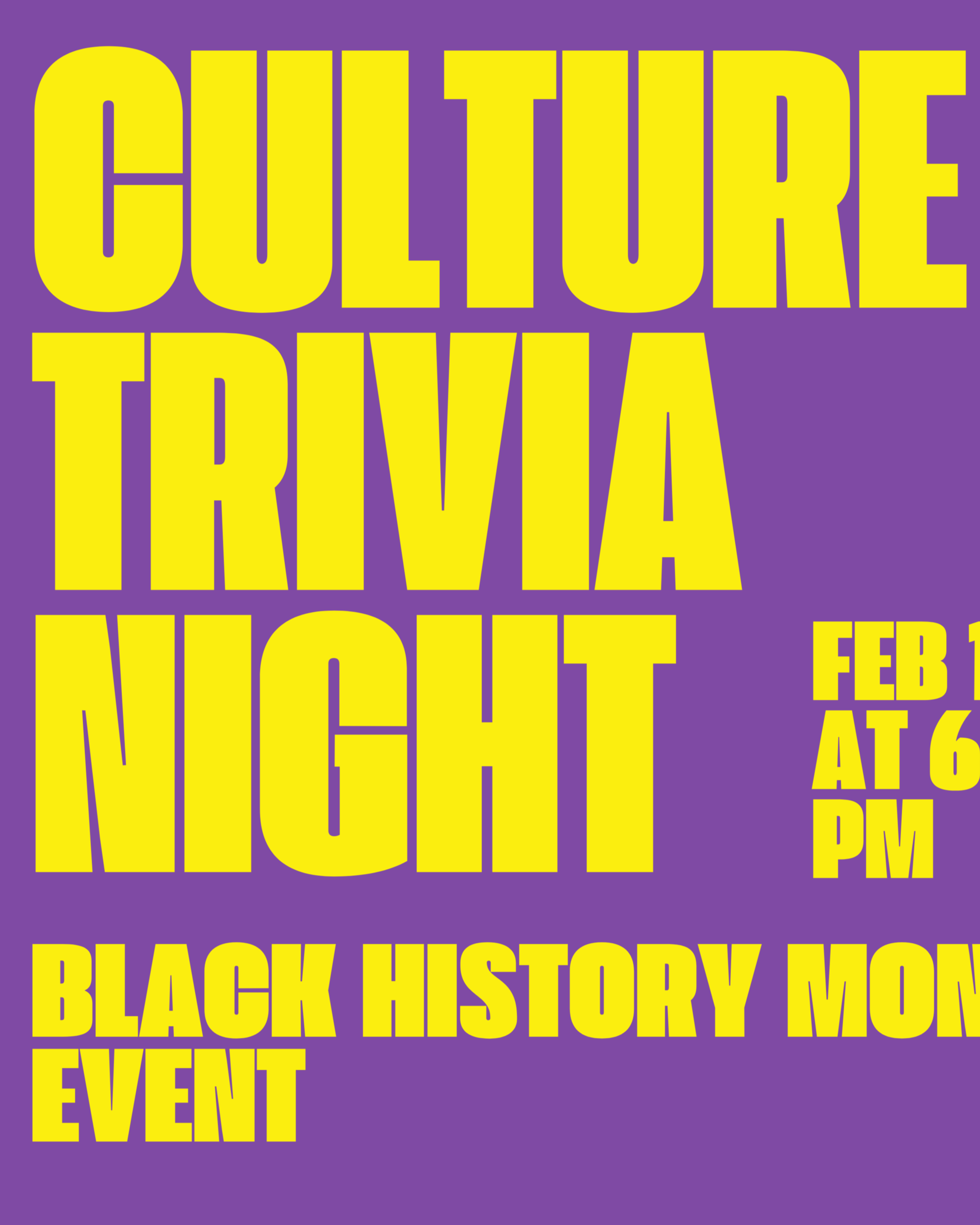 Culture Trivia Night