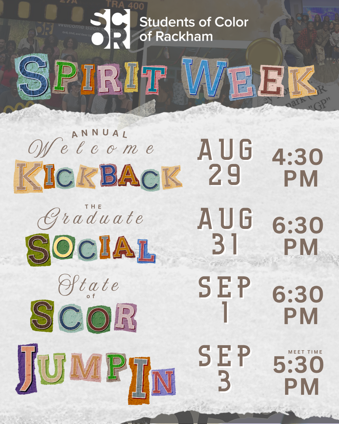 SCOR Spirit Week!