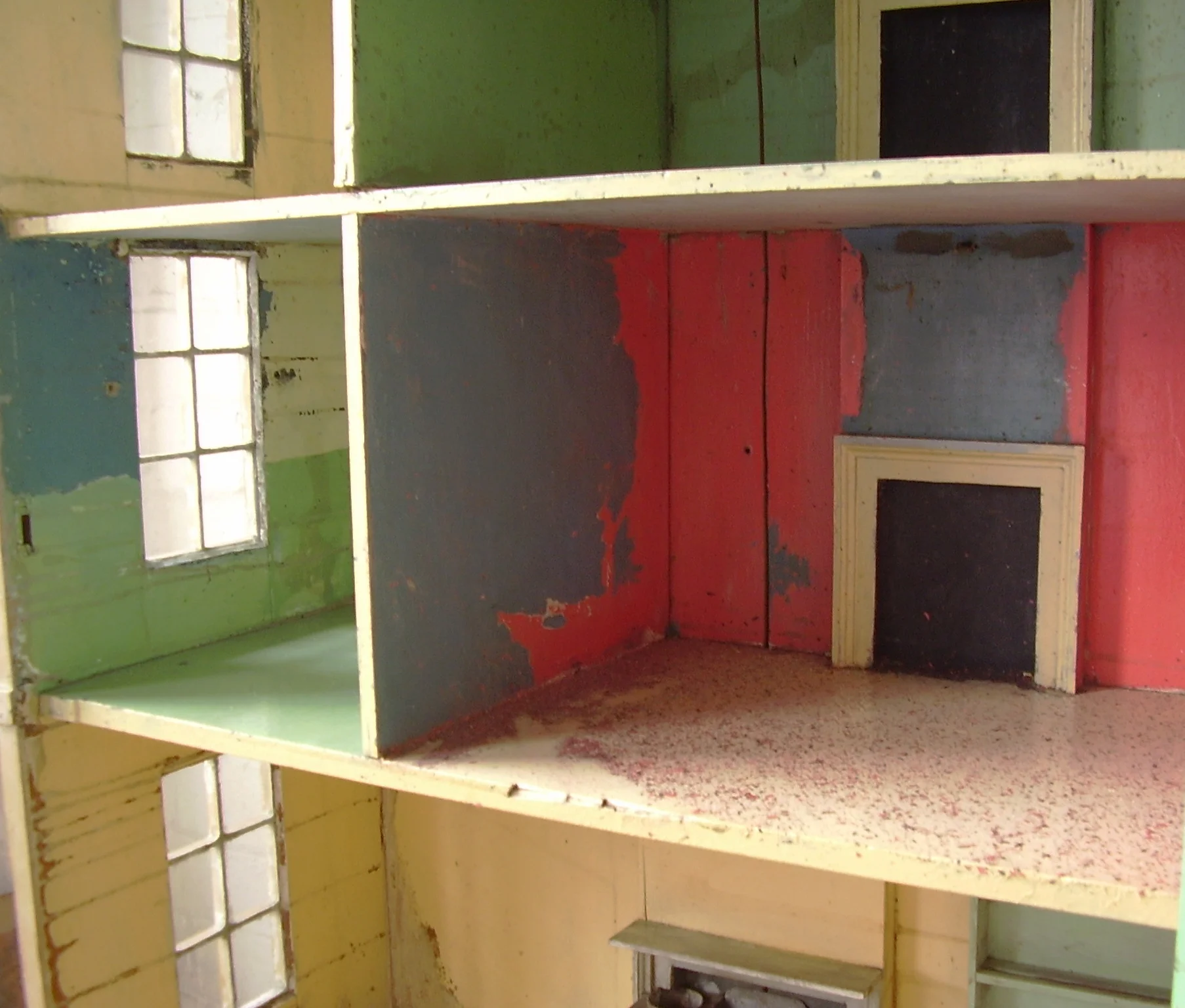 Interior of Early 19thC House before cleaning.