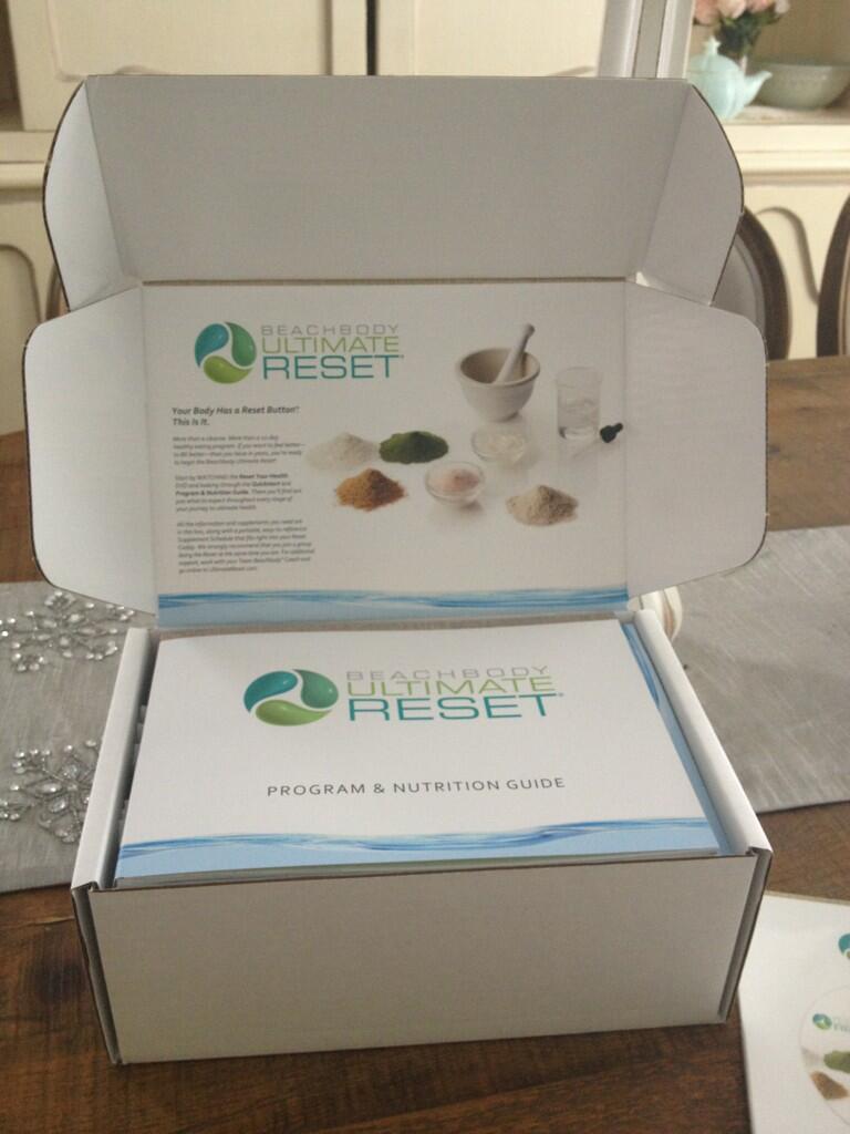 So excited when the Ultimate Reset showed up - getting ready to really work on my clean eating. 