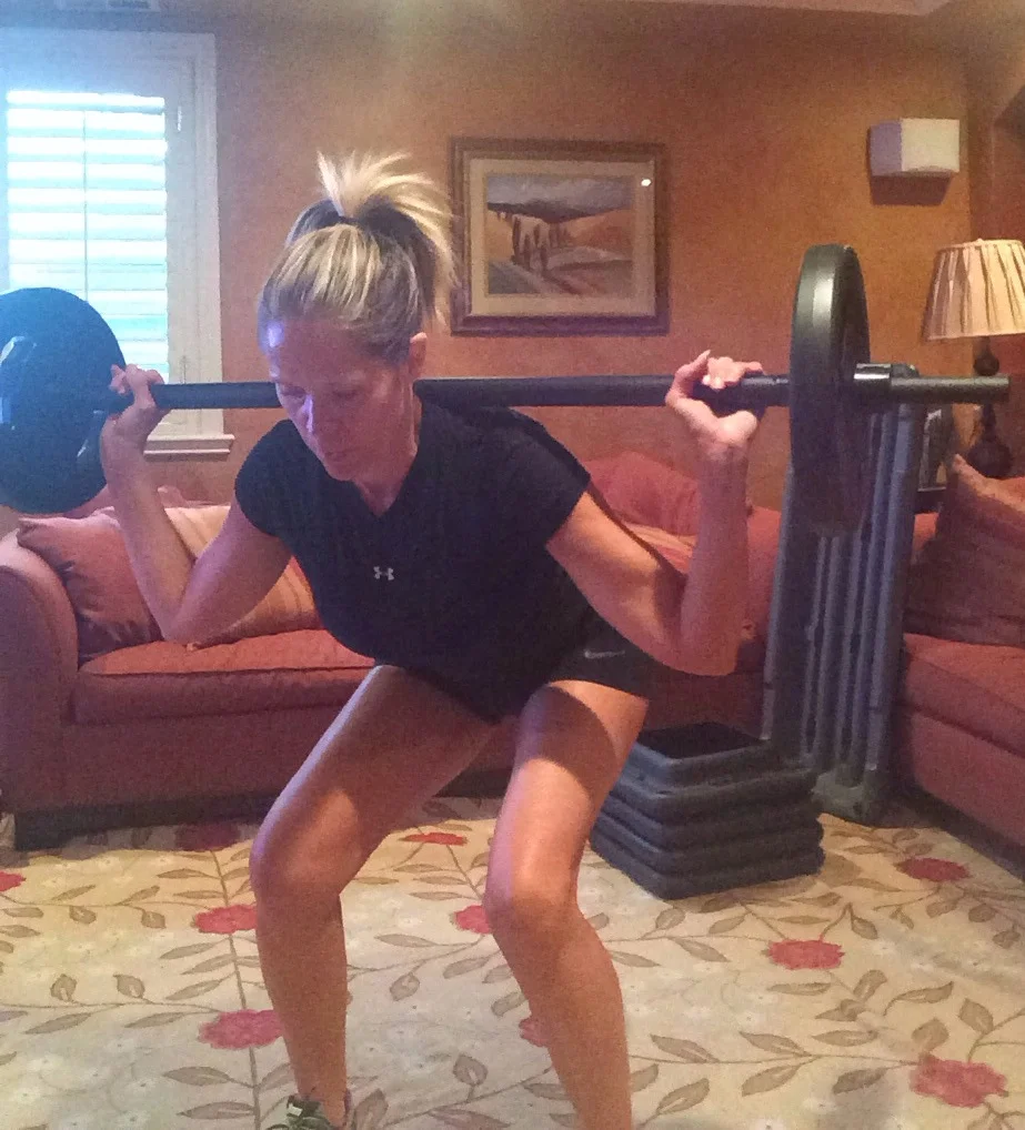 Using the REP EFFECT to work my legs with the LES MILLS PUMP workout