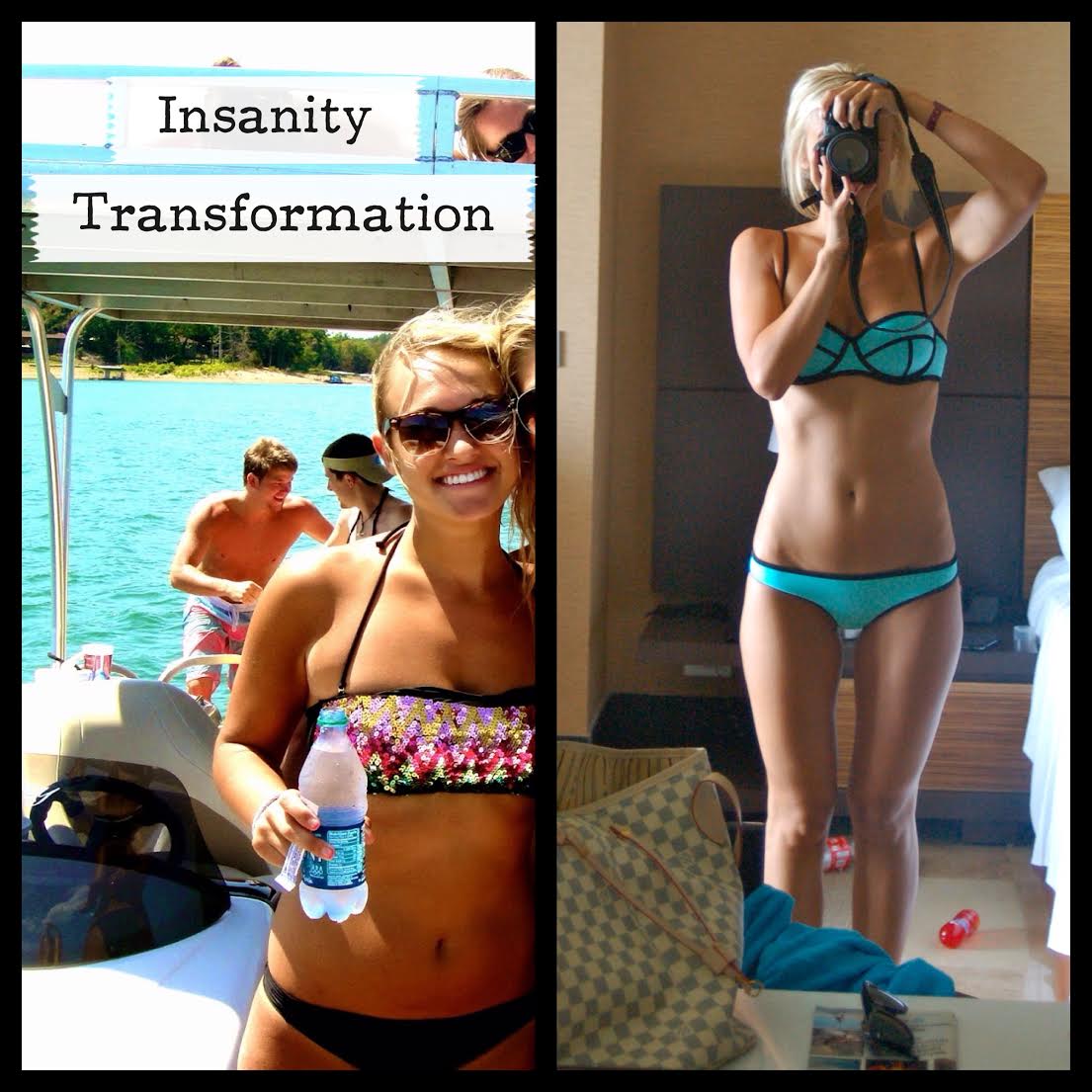 Insanity Transformation - following the 3 month plan - Kenady lost the weight - and got stronger for it. 