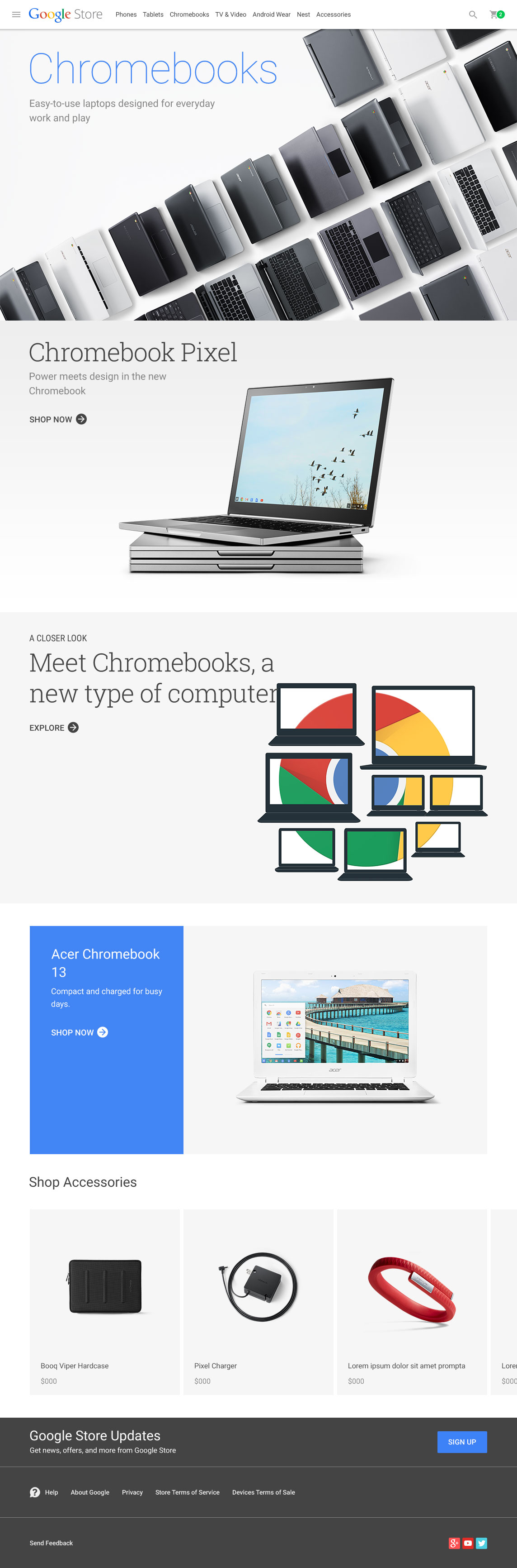 Chromebook Category Page