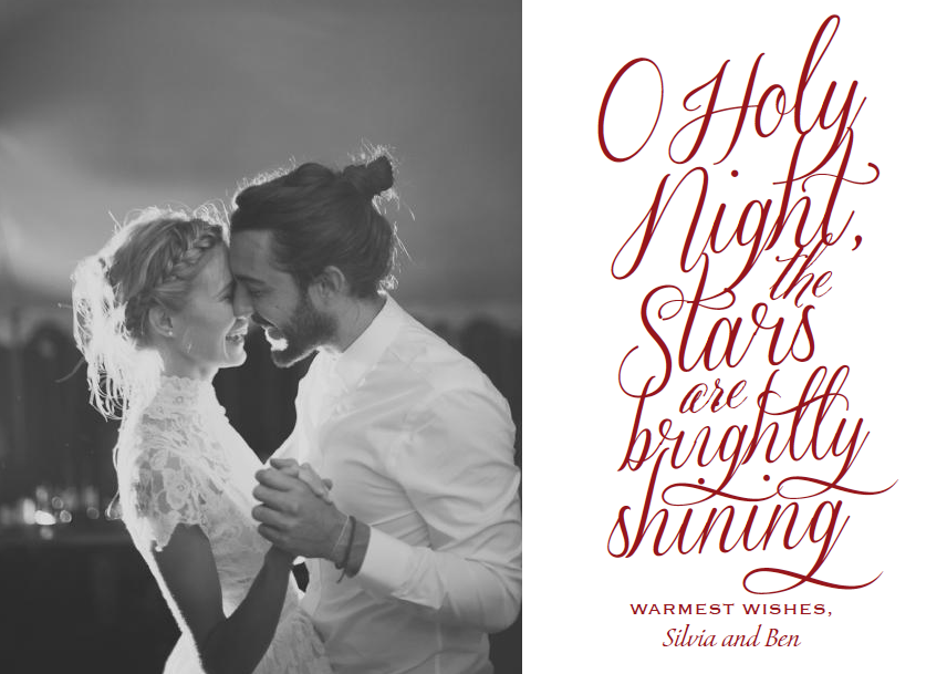 O Holy Night Holiday Card