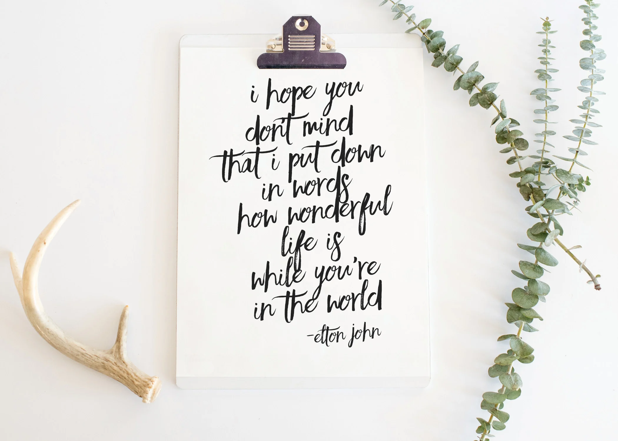 While You're In The World II Print