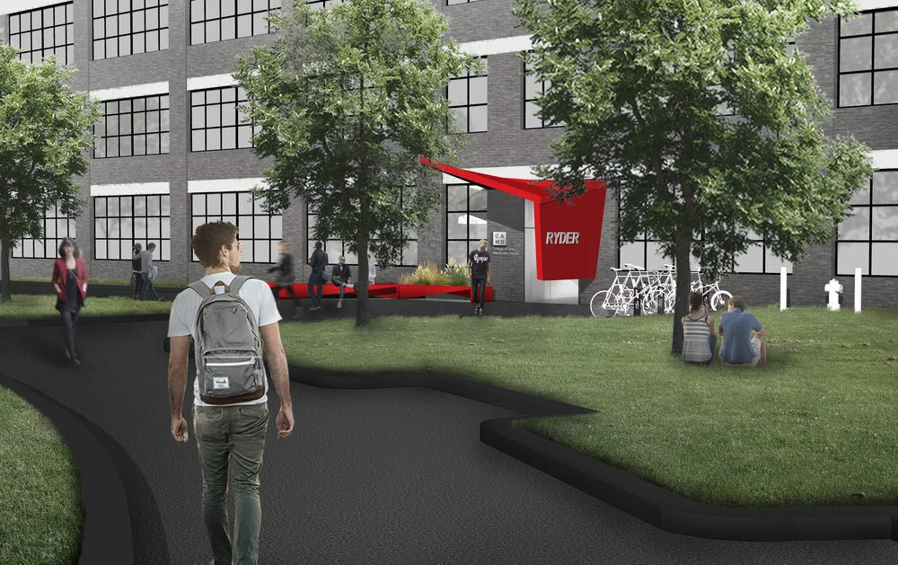 Northeastern University Canopy in Construction Documents