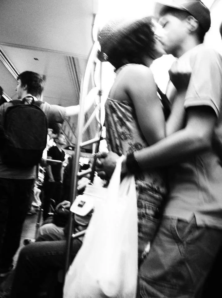 Teens Kissing Subway.JPG