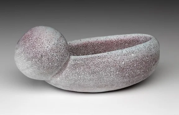 Erica Wurtz, Cupping Bowl, 3x6.5x3.5, stoneware, thrown, hand built, double walled, cone 9, 2014