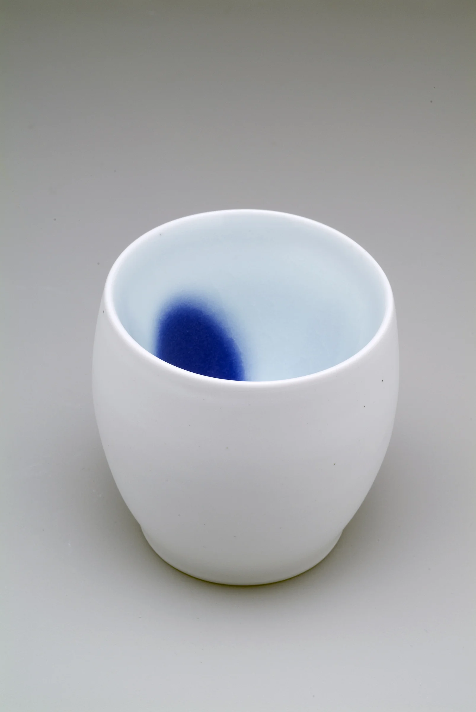 Peter Beasecker, Martini Cup, Porcelain, Thrown, double walled, 4x3.5x3.5x2014