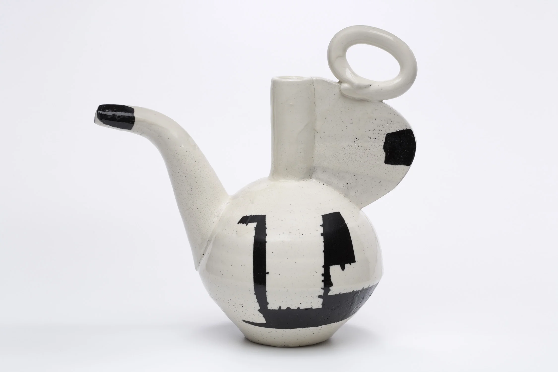 Mike Helke, Pouring Pot, Earthenware, 2016