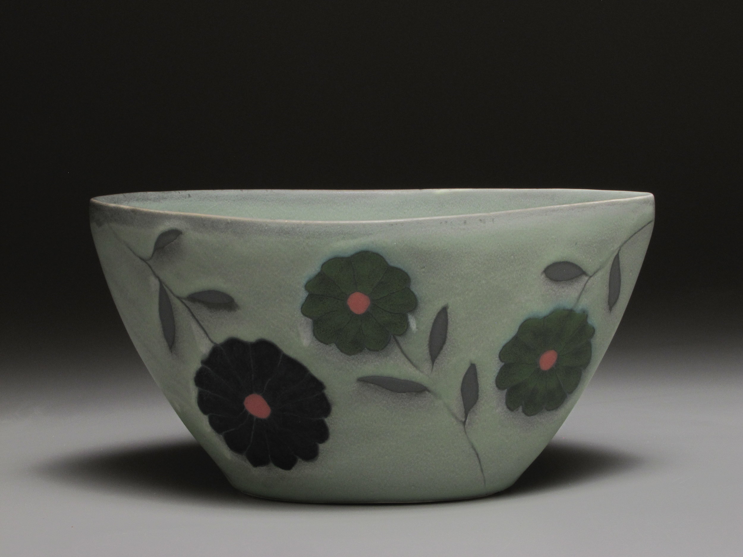 Donna Polseno, Bowl, mid range porcelain, 7x6x11, 2016