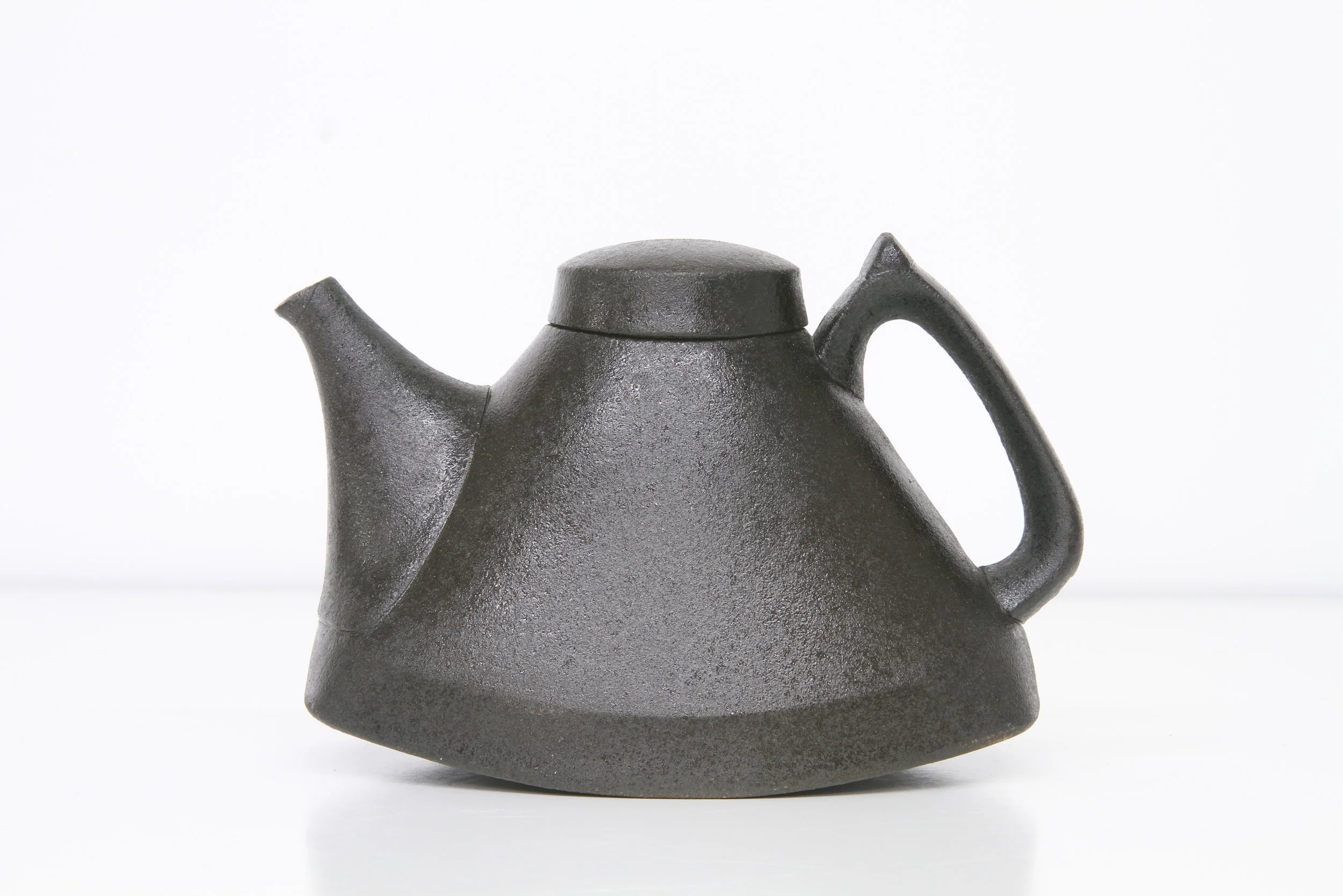 Noah Riedel, Rocking Teapot, Stoneware, one-fired ^5, 6x9x6, 2015