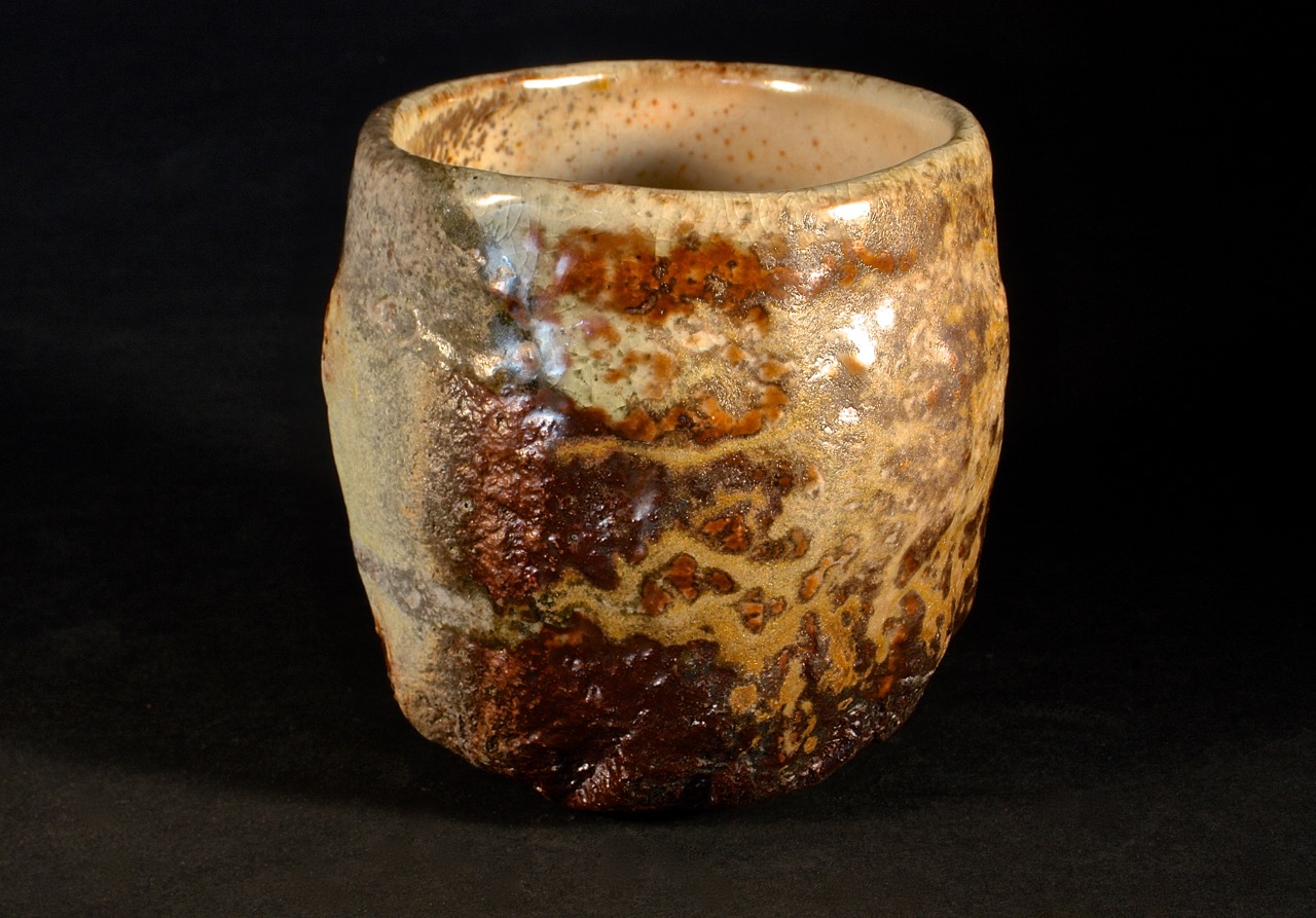 Rob Sieminski, Whiskey Cup, Stoneware, wood fired cone 11, 4x4, 2015