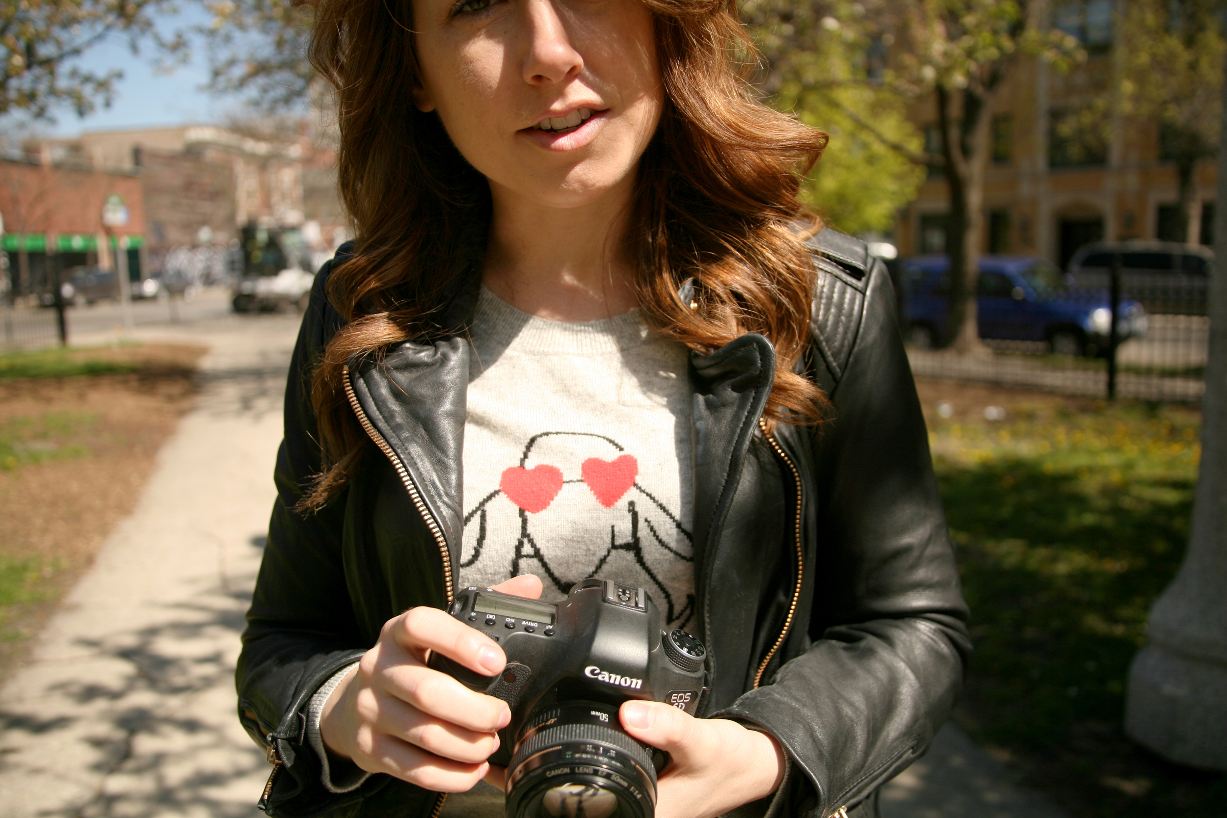 My lucky dog sweater. I save this for training days with my associate photographers.