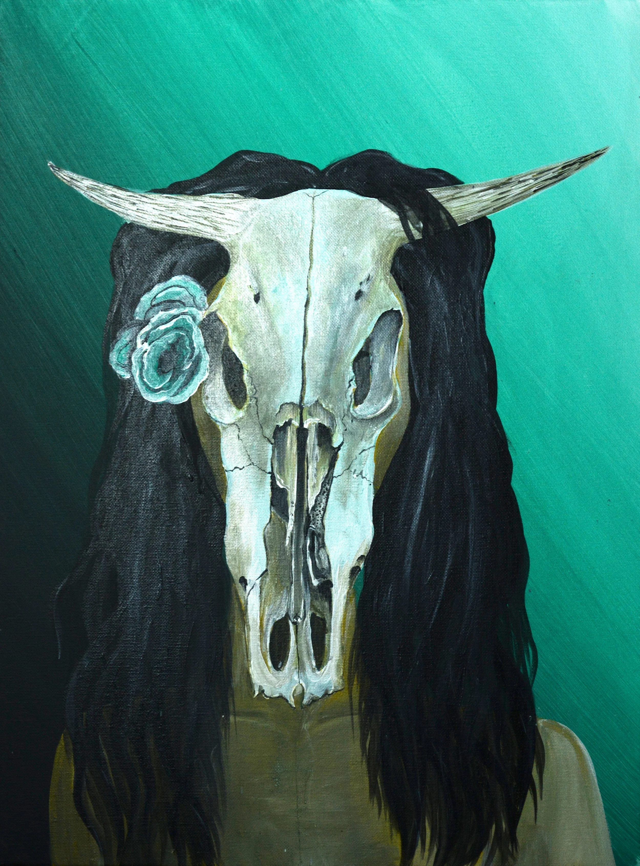 Cow Skull Self Portrait .jpg