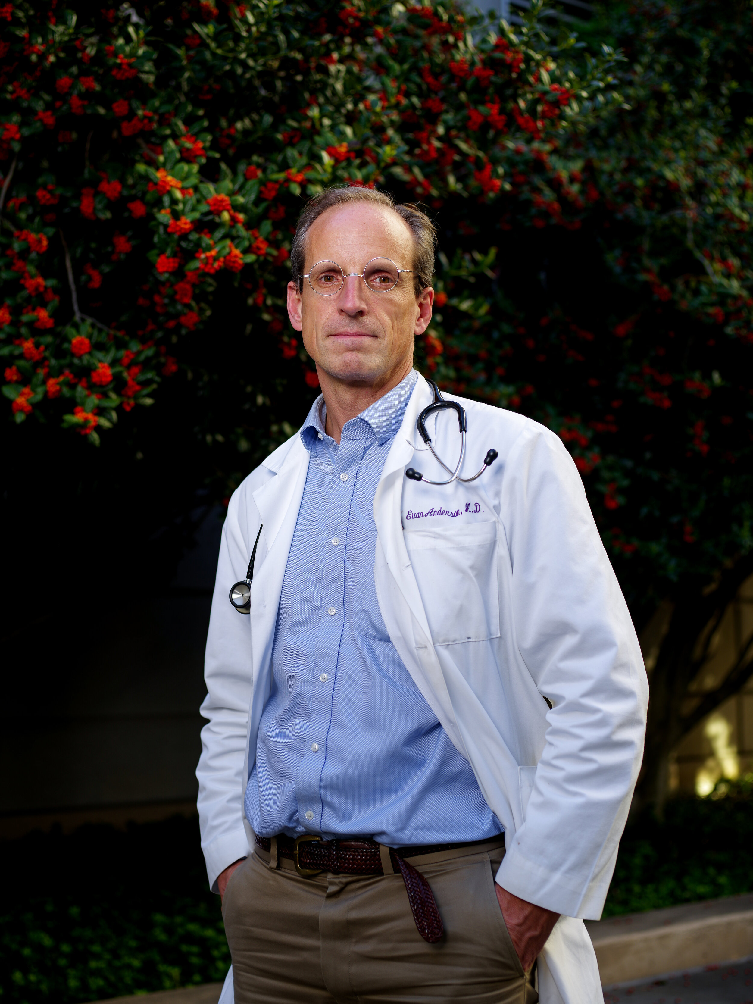  Dr. Evan Anderson, lead infectious-disease doctor for a COVID-19 vaccine trial at Emory Hospital for  Atlanta Magazine  
