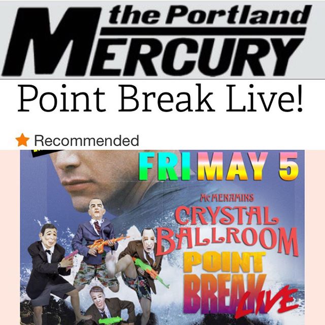 THANK U @portlandmercury !! We are stoked to finally play Portland!