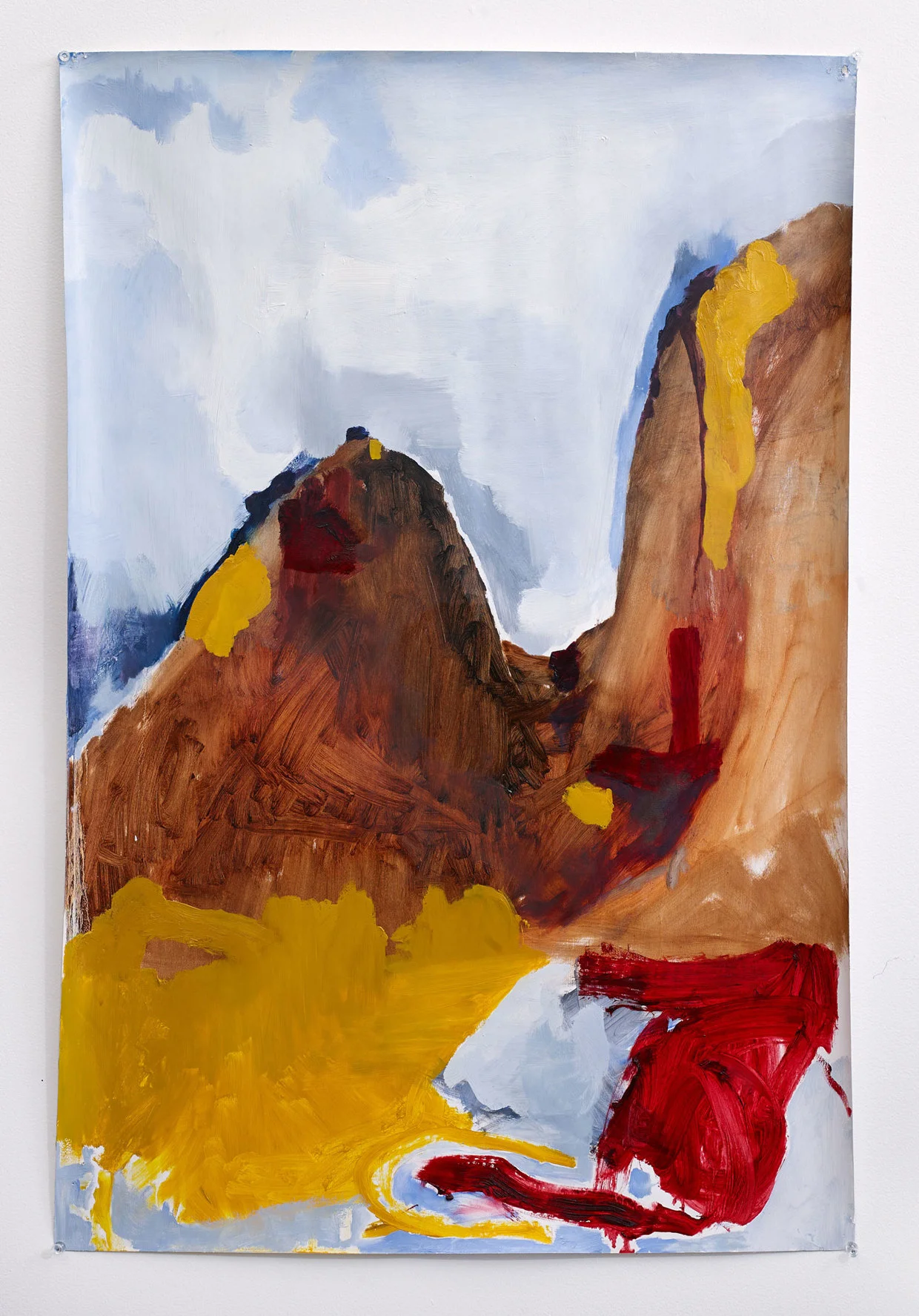 Cleft 2013 Oil on Paper 24x36