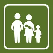 Tegning af familie. Bruges på hele kroppen