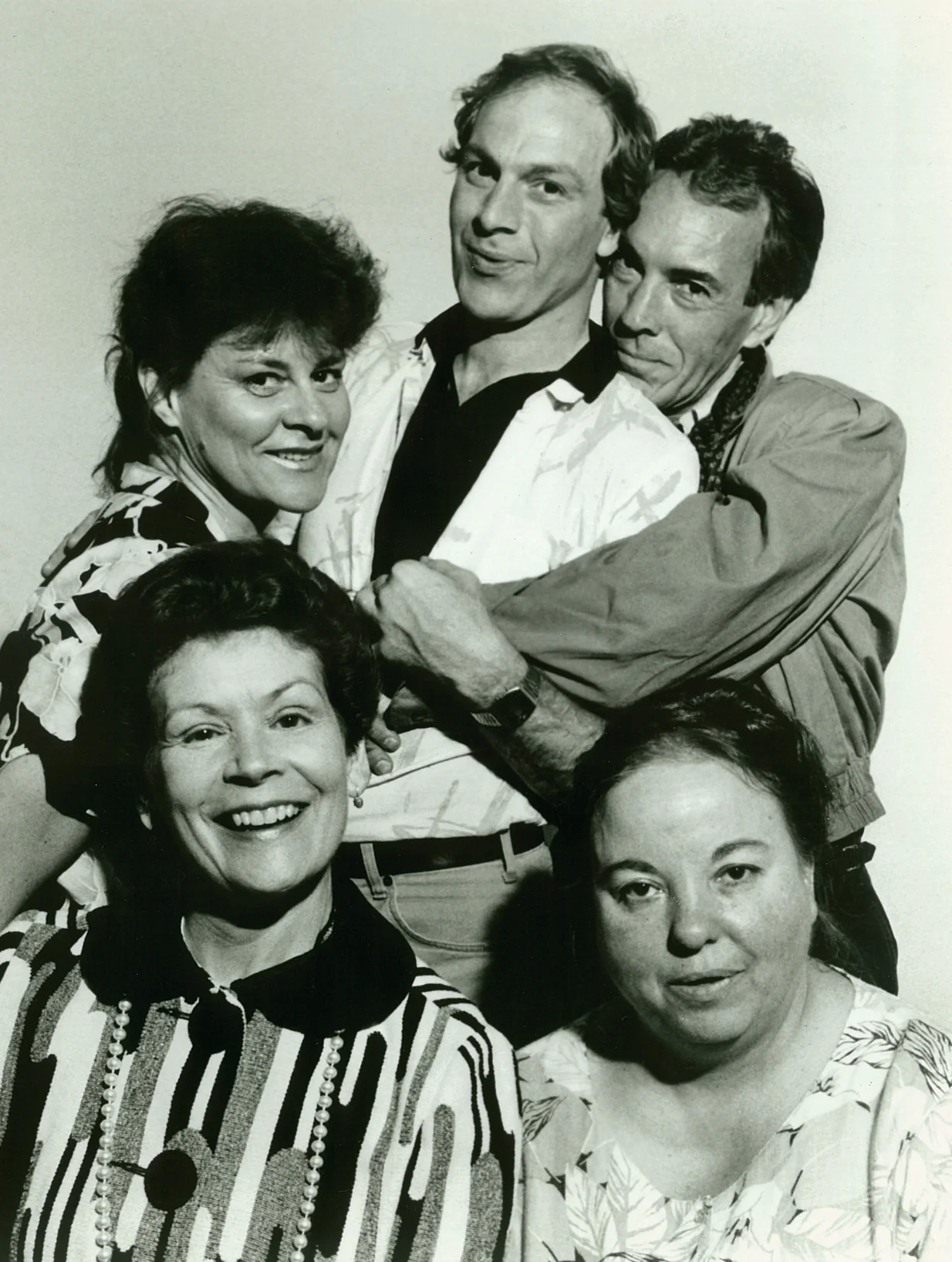 The cast of Blood : Susan Jones Manino, Craig Michael Lewis, Hue Sabri, Katherine Shepard, Fredda Hardy