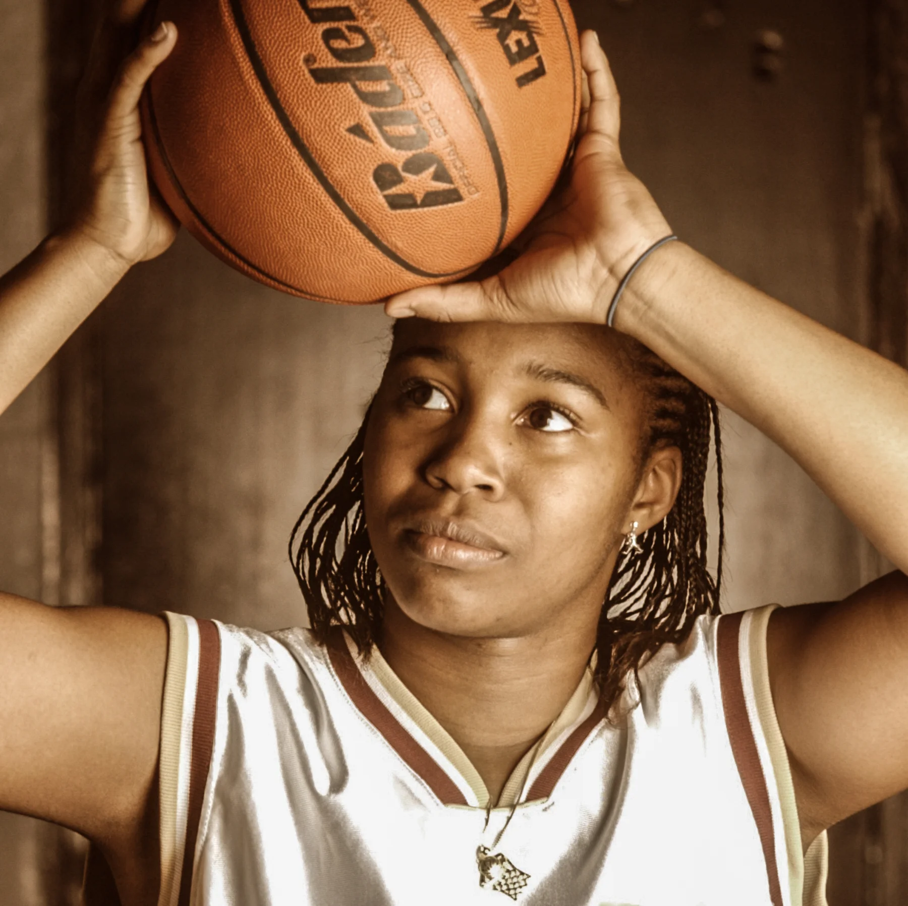  Karen Wilkins of SAHS. Girls basketball player of the year. Shot Monday, March 19, 2007. Photo by MADELYN TROYANEK, madelyn.troyanek@staugustine.com 