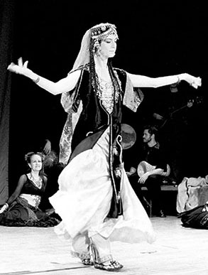 August 25th 2004 - Women's Week at International House with guest artist Anoush, Uzbekistan dancer and musician.