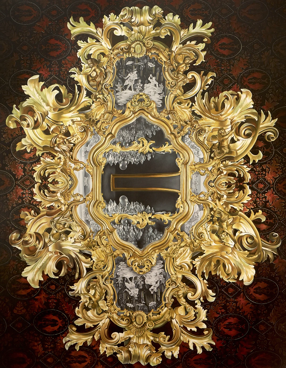 THE VOLUPTUOUS HORROR OF METAPHOR 66 x 52 inches, Oil on Canvas, 2011