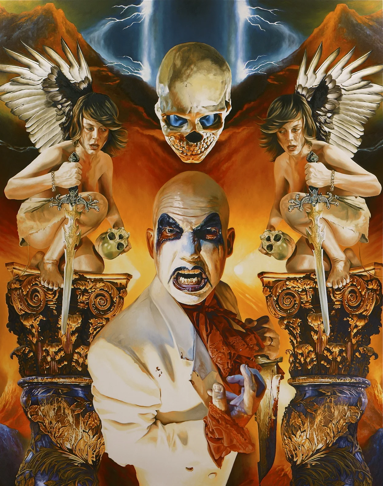 REQUIEM FOR THE IMMORTAL 86 x 68 inches, Oil on Canvas, 2010