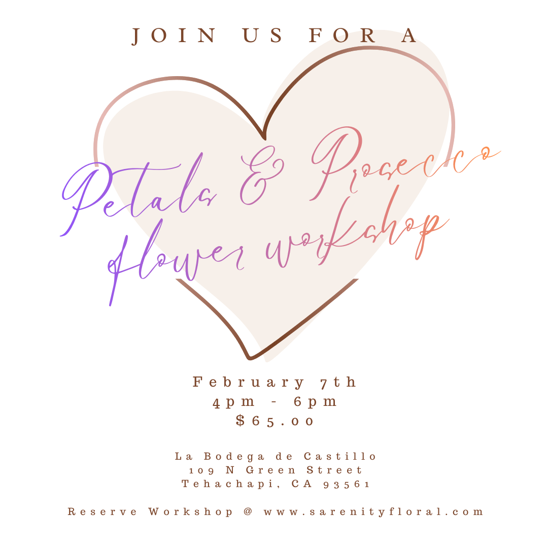 Petals & Prosecco Flower Workshop