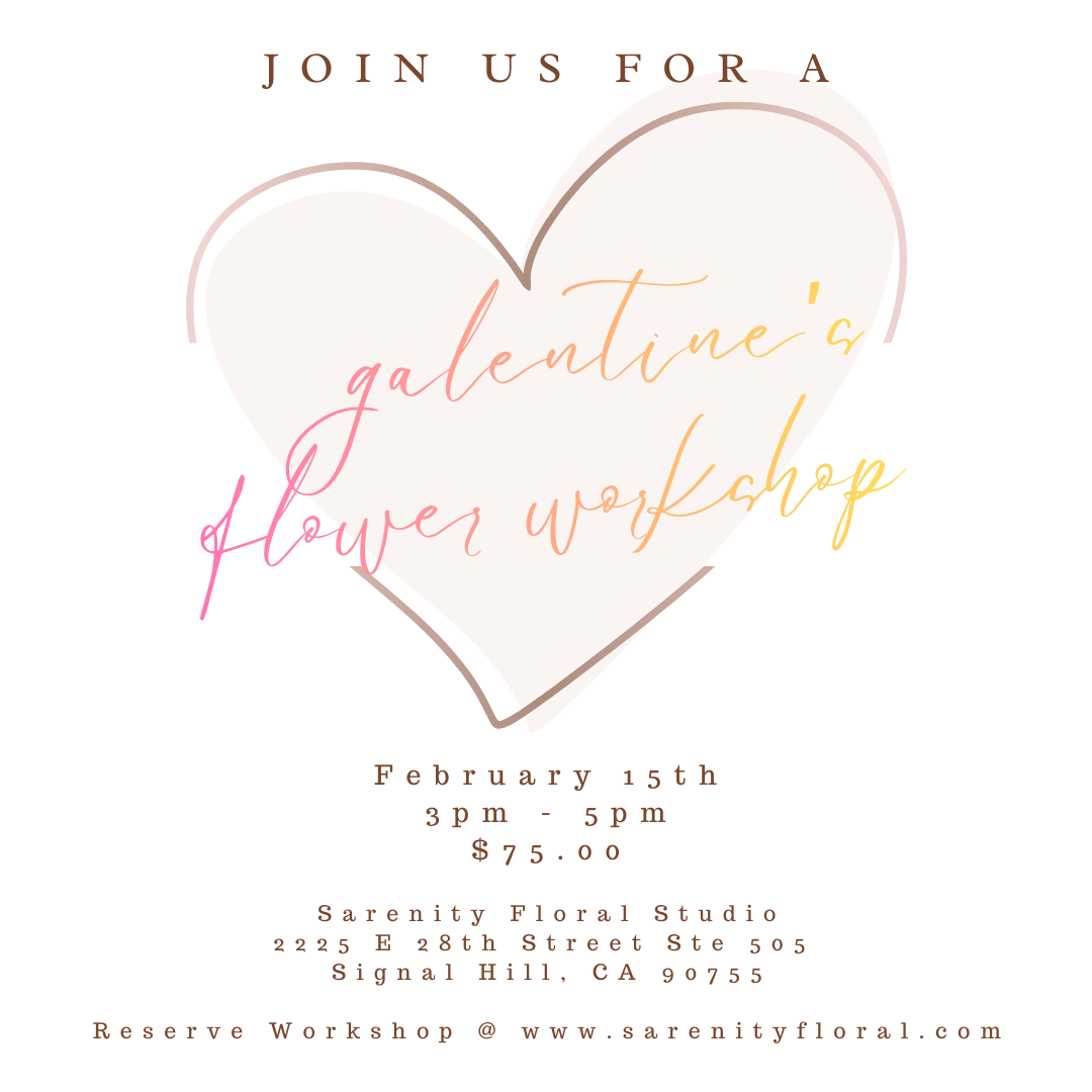 Galentine’s Flower Workshop