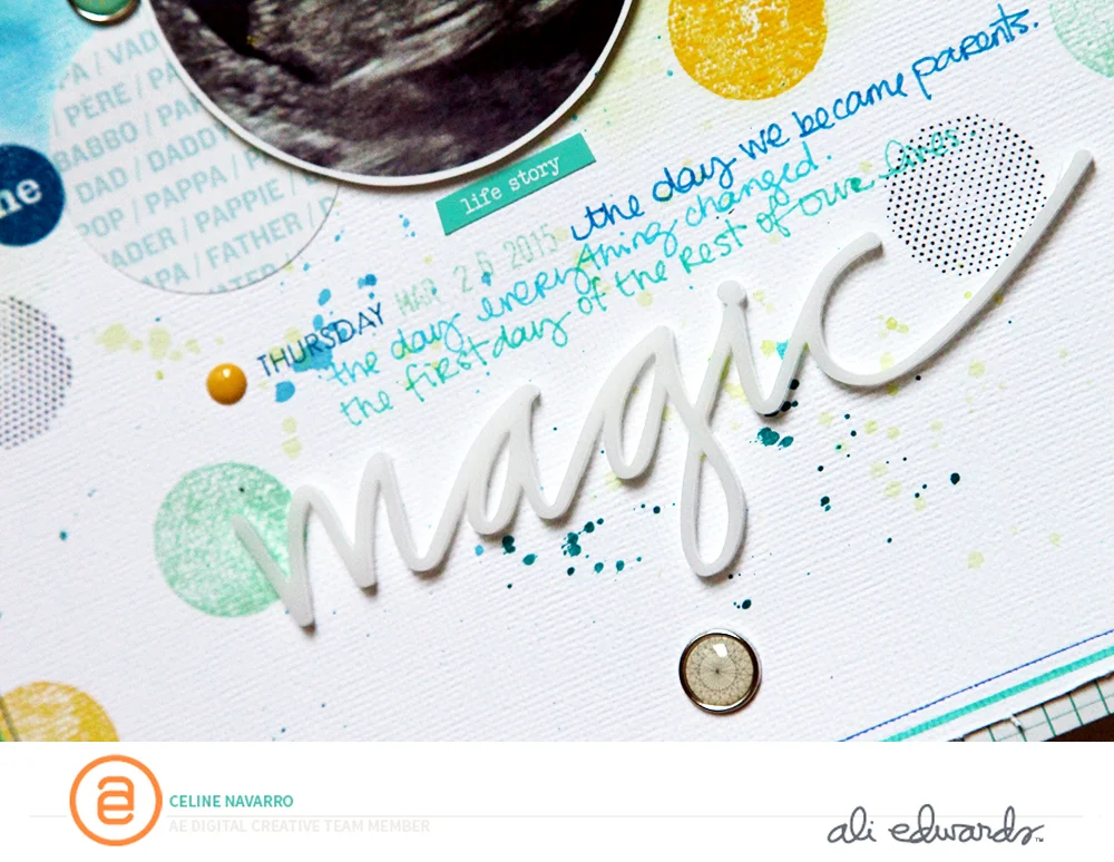 Hello Little Baby : first BABY (of mine) layout | AE Designs CT