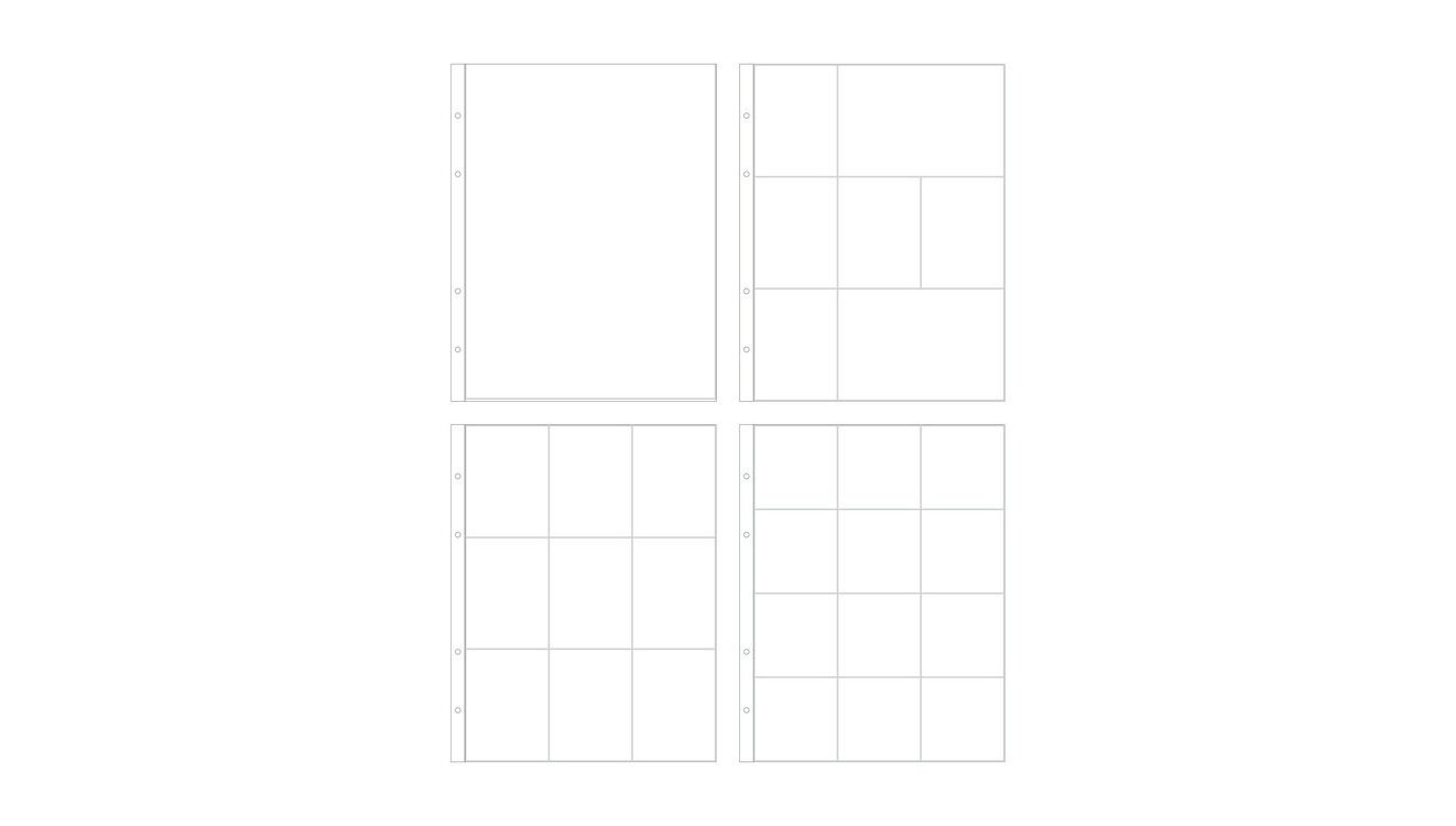9X12 PAGE PROTECTOR MULTIPACK (9 PACK)