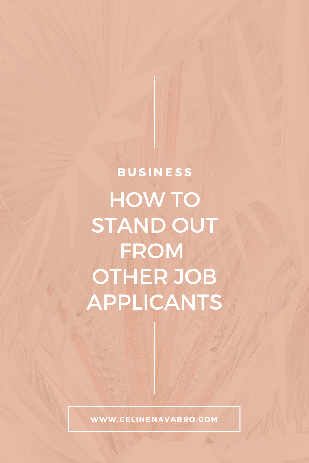 HOW TO STAND OUT FROM OTHER JOB APPLICANTS