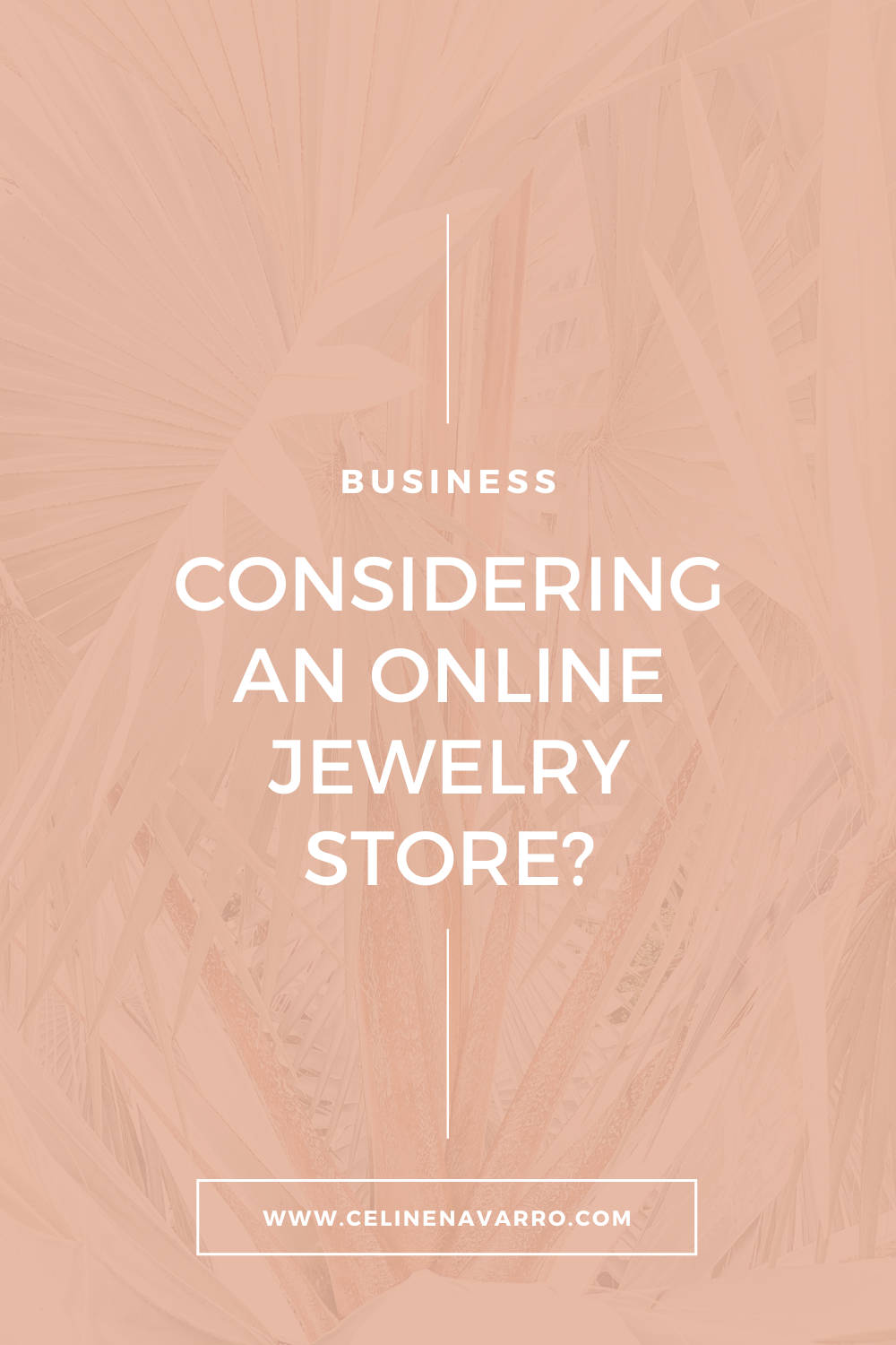 CONSIDERING AN ONLINE JEWELRY STORE?