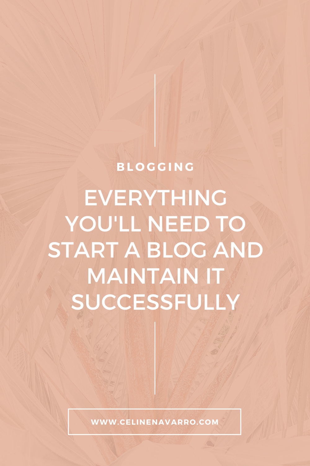 EVERYTHING YOU'LL NEED TO START A BLOG AND MAINTAIN IT SUCCESSFULLY