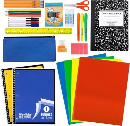 45 Piece School Supply Kit Grades K-12