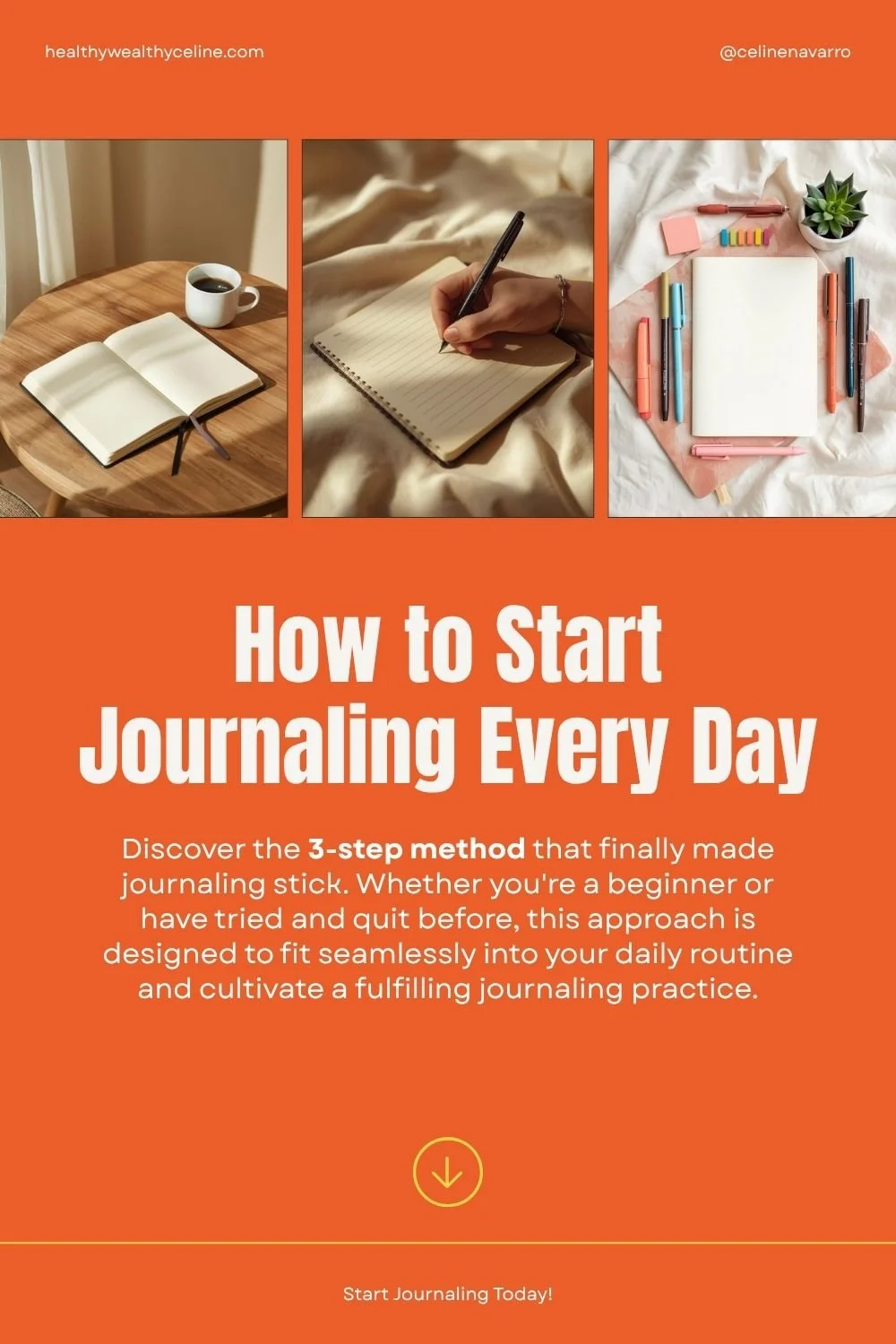 How to Journal Every Day — The 3-Step Method That Actually Works