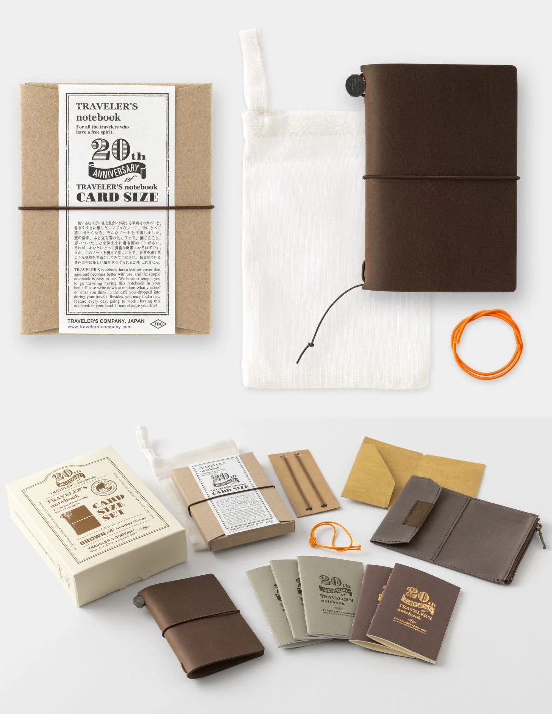 Traveler's Notebook Card Size 20th Anniversary Set Review