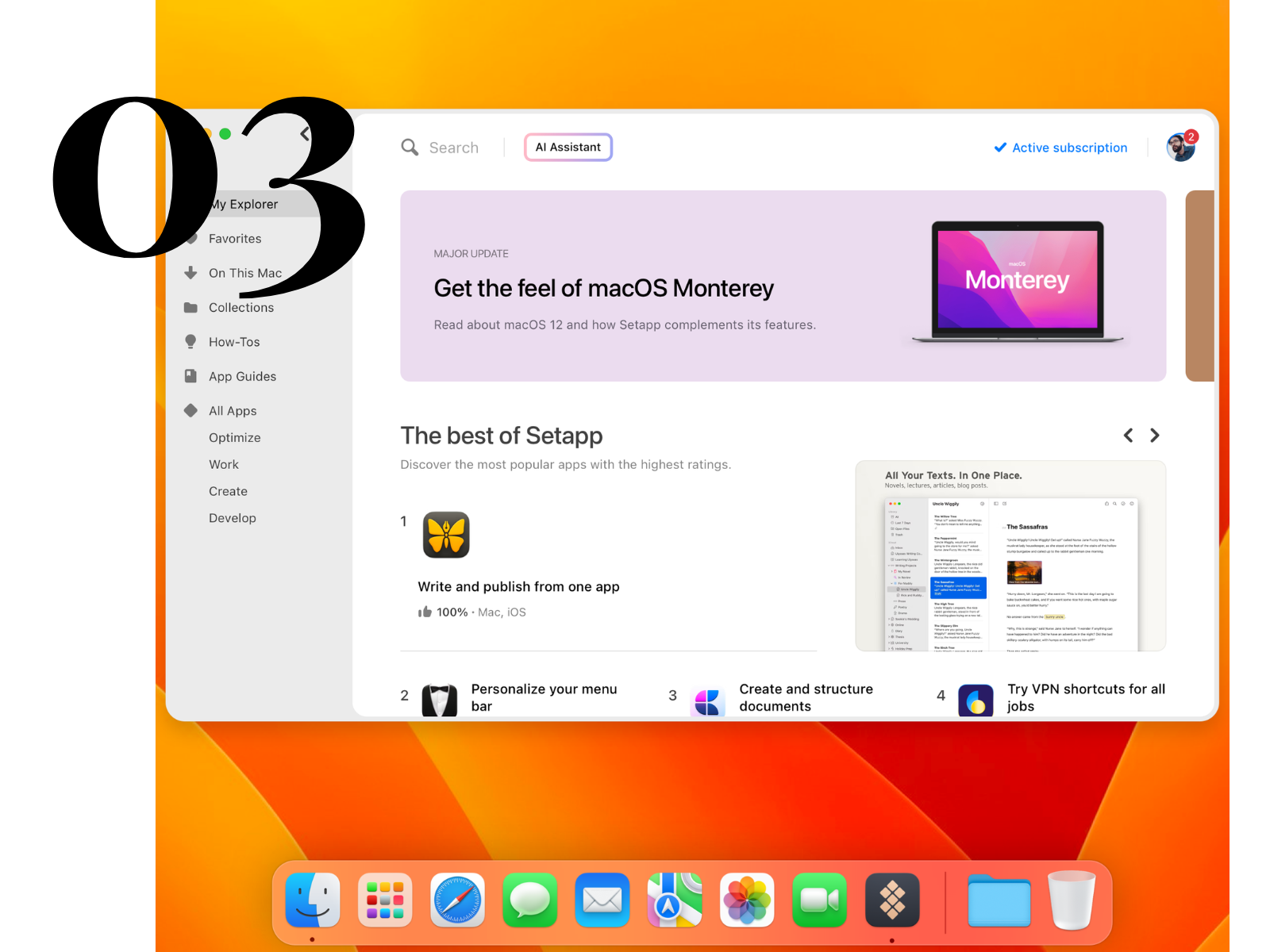 Setapp for Apple users: Dozens of apps. One subscription.
