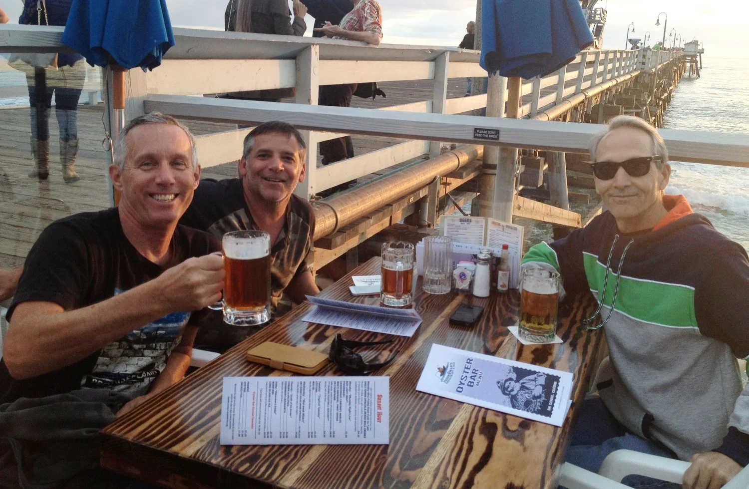 Beer and Burgers on the San Clemente Pier, just one of the favorite places you'll never forget!