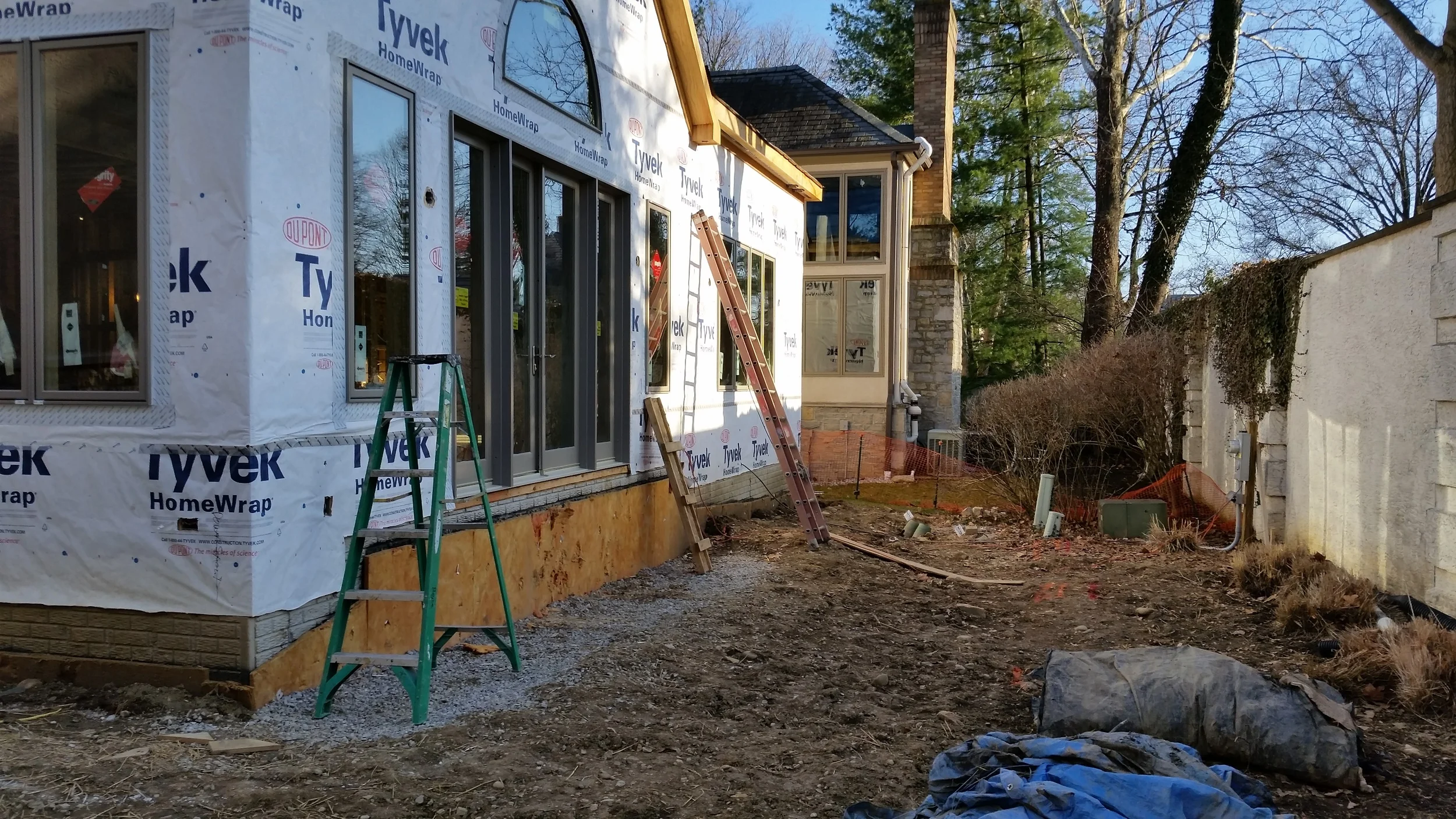  Hardscape and landscape before 