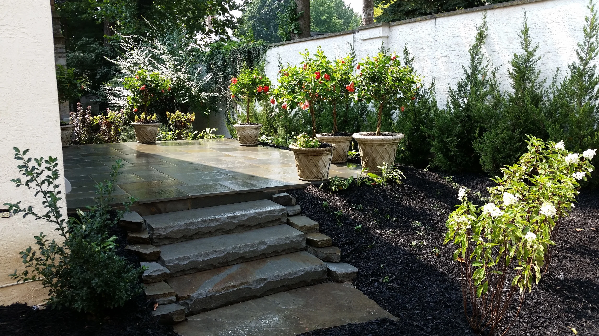  Hardscape and landscape after 