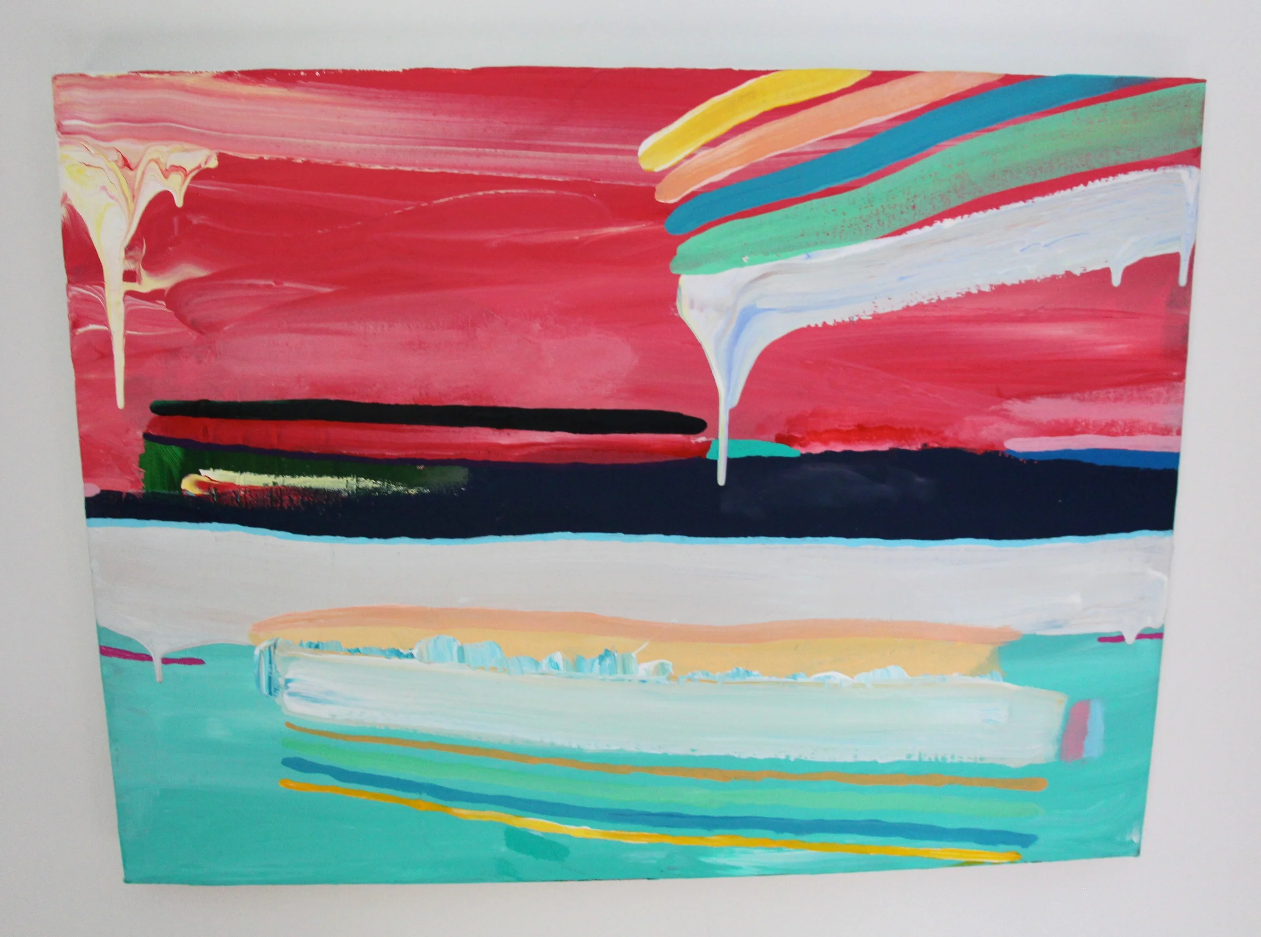   Synonymous&nbsp; (2014)&nbsp;  Acrylic on&nbsp;canvas&nbsp;(w: 24” X h: 18”)   $150  